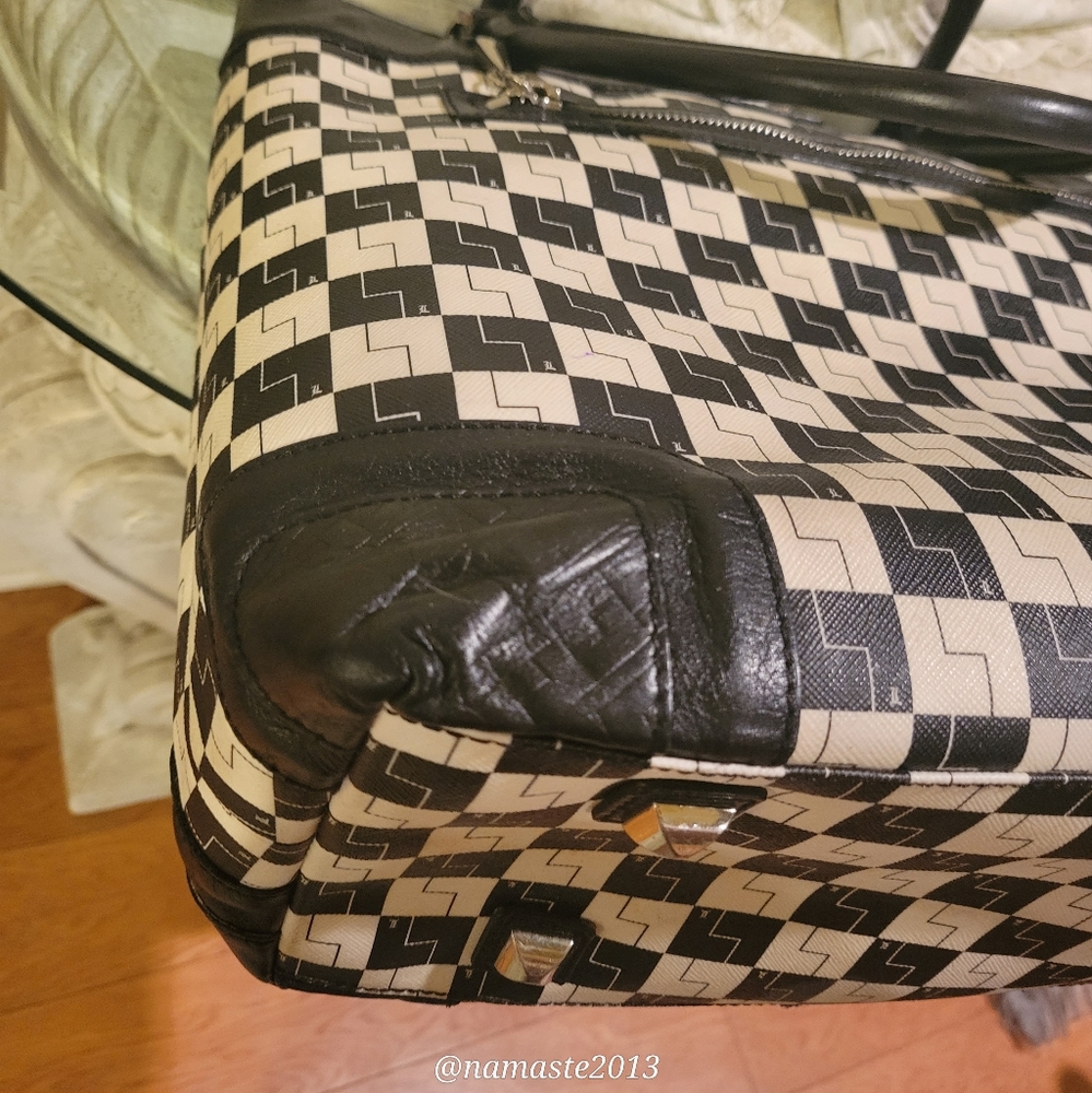 L.A.M.B. Gwen Stefani Westfield Checkerboard Tote Luxury Designer Handbag #523 - Picture 16 of 17